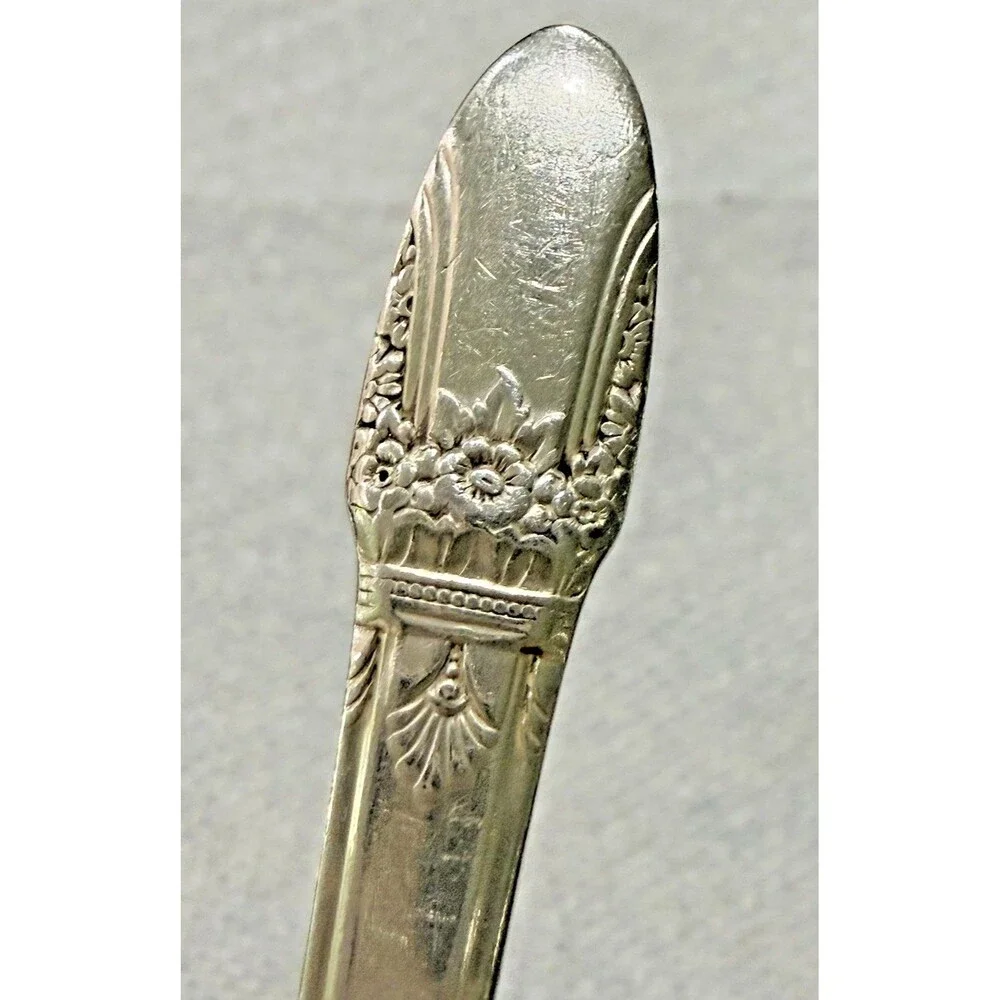1847 Rogers Bros First Love Silverplate Floral Art Nouveau Flatware Fork & Spoon